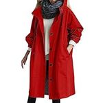 Women's Lightweight Waterproof Long Jacket Women's Waterproof Windproof Breathable Long Length Hood Rain Coat Jacket Rain Jacket for Men Waterproof