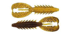 X Zone 3.5" Adrenaline Craw Jr. | Crawfish Lures for Bass, Trout, and More, Classic Aggressive Crayfish Lure Designed by Tournament Winner Brandon Palaniuk (7 Pack)