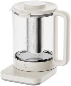 XIAO MI MIJIA Electric Kettle S2, 8-in-1 Programmable Multi-functional Health Pot with Glass Stew Pot, 316L Removable Infuser, 40-90℃ Keep Warm Control, BPA Free, 1.5L