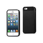 Reiko UVPC01-IPHONE5BK Aluminum and Silicone Case for iPhone 5 - Black