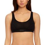 Sloggi Women's Double Comfort Top Everyday Bra, Black, 40 UK