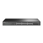 TP-Link JetStream JetStream 24-Port Gigabit L2+ Managed Switch with 4 SFP Slots (TL-SG3428) - SDN Integrated, Static Routing, Cloud Access & Omada App, Limited Lifetime Protection