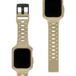 URBAN ARMOR GEAR Rip Curl x UAG Compatible with Apple Watch Band 45mm with Watch Case for iWatch Series 9/8/7 Huntington Khaki, Silicone Tatical Waterproof Surfing Adjustable Replacement Watch Strap