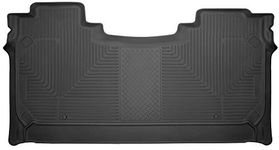 Husky Liners Weatherbeater Floor Mats | Fits 2019-2024 Dodge Ram 1500 Crew Cab w/Factory Storage Box | 2nd Row, 1-pc Black - 14731