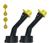 Pack of 2, Fuel Gas Can Jug Spout Nozzles, Rings, Caps & Vents for Blitz Wedco Scepter Essence Midwest Eagle