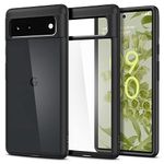 Spigen Ultra Hybrid Back Cover Case Compatible with Google Pixel 6 (TPU + PC | Matte Black)