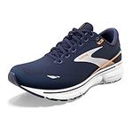 Brooks Men's Ghost 15 Sneaker, Pecoat/Blue/Orange Pop, 7 UK