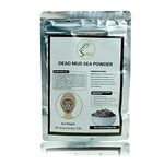 SVATV Dead Sea Mud Powder with Nourishes Exfoliates Softens & Detoxify, Skin, Deep Pore Cleansing Properties - Face Mask Powder, Mud Bath or Dead Sea mud for All type of Skin- 227g | 8 Oz