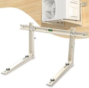 Plusluck Mini Split Wall Mounting Bracket for 18000-24000 BTU Mini Split Air Conditioner with Leveler Universal Ductless AC and Heat Pump Systems Outdoor
