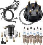 Mercruiser Thunderbolt 4.3 L V6 DISTRIBUTOR CAP ROTOR SPARK PLUG WIRES KIT SET WITH MR43T PLUGS