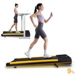 Walking Pad Treadmill with 9% 5° 9 Level Auto Incline，Under Desk Treadmill, Automatic Lifting Jogging Treadmill with Remote Control and LED Display,2.5HP Portable Walking Treadmill