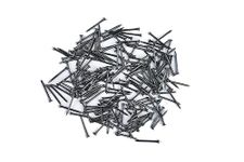 ÖÇS - 1 inch (25mm) Length Hardened High Carbon Steel Point Tip Wall Masonry Concrete Black Nails (100 pcs.)