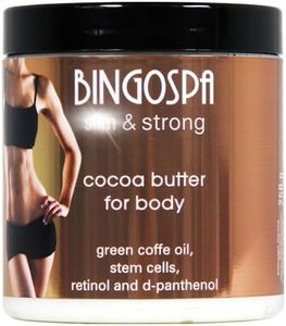 399/5000 BINGOSPA Manteca corporal de cacao con células madre, retinol y D-pantenol para hidratación y cuidado de la piel, antienvejecimiento y anticelulitis - 250 g