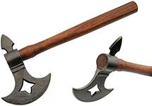 13" Wood Handle Carbon Steel Handcrafted Replica Medieval Axe