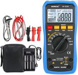 SNAKOL 2In1 Handhold Insulation Resistance Meter ＆Digital Multimeter，20GΩ 1000V Megohmmeter，Voltmeter, Hz，Ohm Meter，100mF Capacitance Gauge，Diodes，Auto-ranging，TRMS，Multi-Function Electrical Tool