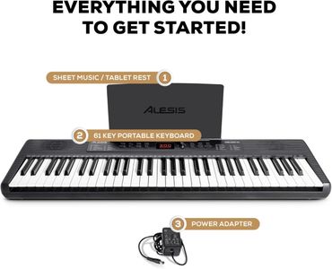 Alesis Melody 61-Key Keyboard Piano – Portable Digital Instrument