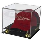 Collectible Deluxe UV Acrylic Cap Baseball Hat Display Case - with Mirror