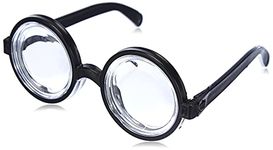 Boland Adult Nerd Glasses Specs School Fancy Dress Comedy Dress Up Novelty Joke Disguise Round Glasses One Size