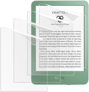 MoKo 4-Pack Anti-Glare Screen Protector for 6" All-New Basic 11th Generation 2024/2022, Full Coverage Premium PET Protective Matte Screen Protector for Kobo Clara BW, Clara Color