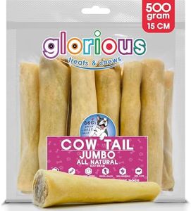 Natural Beef & Cow Tail Dog Chews, Premium, Healthy Treats & Bones for Dental Health, No Additives