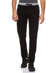 Jockey Men's Slim Fit Track pants(9510_Black & Grey Melange_medium_Black & Grey Melange_Medium)