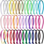 Duufin 40 Pieces Satin Headbands Gi