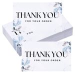 50 Pack Thank You Cards blank Thank You Card Thank You Notes Small Appreciation Cards Mini Thanks Greeting Cards for Wedding Bridal Baby Shower Thanksgiving Party