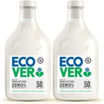 Ecover Zero Fabric Softener for Sensitive Skin, 2 x 50 Washes, 2 x 1.5L (Pack of 2)