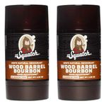 Dr. Squatch Natural Deodorant for Men 2 Pack Wood Barrel Bourbon – Odor-Squatching Men's Deodorant Aluminum Free (2.65 oz, 2 Pack)