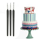 Face Mold Cake Decorating Brush Set Food Paint Icing Cupcake Sugarcraft Fondant Brushes Set, ​​​Brushes Icing Modelling Tools for Craft Clay Cake Icing Decorations Fine Detail Bakeware Cookie