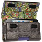 Griffin Elan Holster Metal Case Leather for iPhone 4G Grey