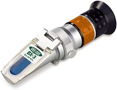 Vee Gee Scientific BX-3 Handheld Refractometer, with Brix Scale, 58-92%, +/-0.2% Accuracy, 0.20% Resolution
