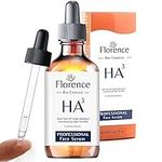 2.11 oz. Organic Triple Hyaluronic Acid Serum for Face and Vitamin C. Vegan Anti-Aging Skin Care Moisturizer for Hydrating, Brightening, Plump and Smooth All Skin Types. Eye Cream Suitable.