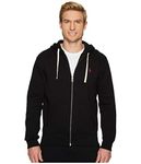 Polo Ralph Lauren Mens Fleece Zip Hoodie, Black/Red/Red Pony, L