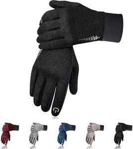 rivmount Lightweight Winter Running Gloves, Touch Screen & Anti-Slip Warm Thermal Glove Liners, Cool Weather Driving Cycling Hiking Biking Walking Sporting for Women Men