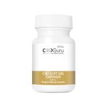 CBD Guru CBD Soft Gel Capsules 10mg Gold Standard THC Free CBD Capsules - 300mg Triple Lab Certified Soft Gels Made with Naturally Grown Ingredients - 30 pack