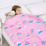 Kivik Weighted Blanket 3lbs， Pink Small Weighted Blankets，Soft Heavy Blanket Throw，36x48 inches，Unicorn