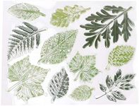 Clear Stamps DIY Account Scrapbook Transparent Green Leaf Theme Versatile Cling Seal Photo Album Card Making Art Decoration