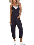 Ekouaer Sleeveless Jumpsuits for Women Summer Knitted Jumpsuits for Women 2025 One Piece Romper Outfits