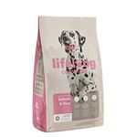 Amazon Brand - Lifelong - Complete Dry Dog Food with Salmon & Rice for Medium and Large Breeds, 1 Pack of 15kg