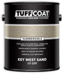 Tuff Coat UT-209 Key West Sand - 1 Gallon: Submersible, Water-Based, Rubberized Non-Skid Coating
