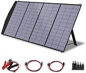 ALLPOWERS Portable Solar Panel Charger 200W Foldable Solar Panel Kit with Solar Output Solar Charger Solar Power Backup for Laptops RV Solar Generator