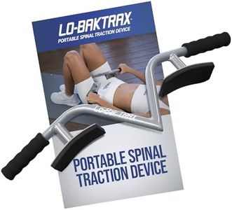 Lo-Bak TRAX by EZ-Bak Lumbar Spine Stretcher - Upper and Lower Back Stretcher for Herniated Disc & Sciatica Scoliosis - Portable Lumbar Traction Device for Spinal Decompression and Back Pain