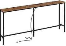 SUPERJARE 70 Inch Console Table wit