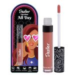 Dazller All Day Lipcolour | Ultra-intense matte | Light-weight | Liquid Lipstick for Women | Smudge-proof + Non-transfer | Up to 8hr stay | DLC024 Vital Coral - 6g