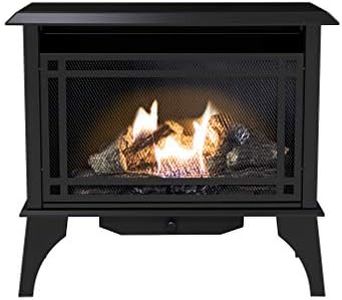 Pleasant Hearth VFS2-PH30DT 30,000 BTU 32" Intermediate Gas vent free stove, Black