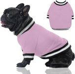 FUAMEY Dog Pullover Sweatshirt，Dog Winter Sweaters Warm Dog Clothes Dog Vest Thick Puppy Pullover Soft Pet Fleece Sweater Cute Doggie Boy Girl Outfit for Small Medium Dogs