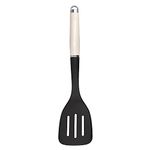 KitchenAid Slotted Turner, Silicon Spatula Kitchen Utensils, Almond Cream