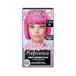 L'Oreal Paris Preference Meta Vivids, Semi-Permanent Hair Colour, 2 in 1 Bleach & Colour Kit, Pink 7.222