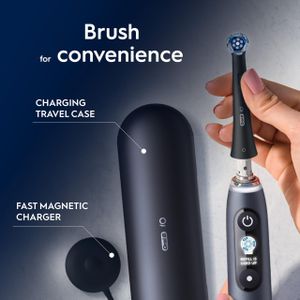 Oral-B iO9 Electric Toothbrush – Smart Rechargeable, Black
